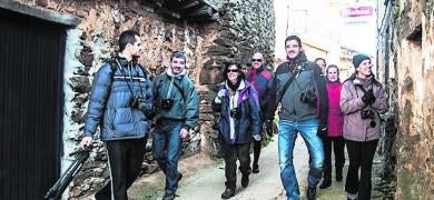 Participantes en la sesión de otoño del curso fotográfico. :: MARJÉS