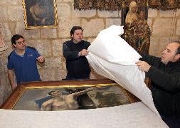 El 'San Sebastián' del Greco parte desde la catedral a la ciudad de Toledo