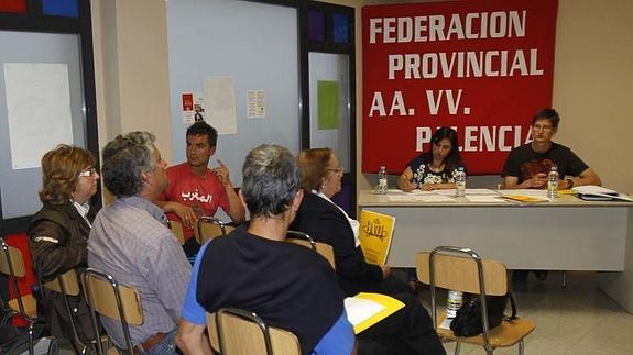 Asamblea de la Federación de Vecinos de Palencia.