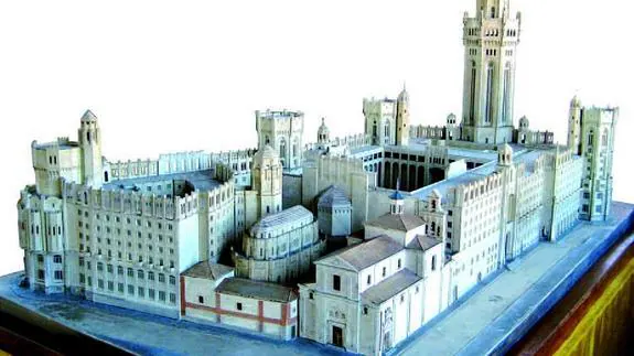 Maqueta del Alcázar de Cristo Rey.