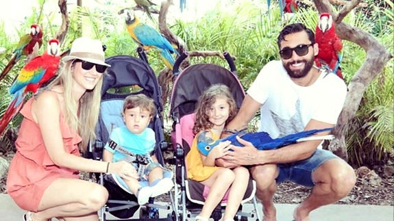Arbeloa de vacaciones con la familia en Florida