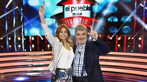 Mariló Montero y Millán Salcedo en 'El pueblo más divertido'. 