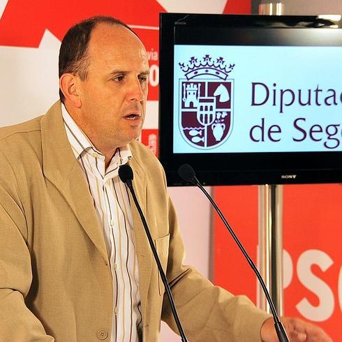 José Luis Aceves, portavoz del PSOE en la Diputación de Segovia. 