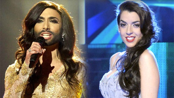 Conchita Wurst y Ruth Lorenzo