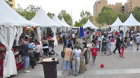 Feria de Día en Parquesol en 2012. 