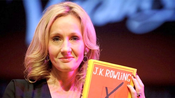 La escritora J.K. Rowling 