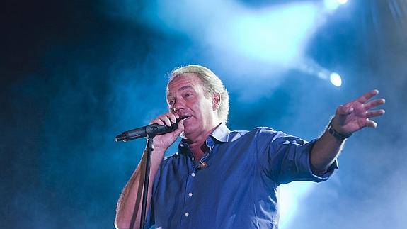 Bertín Osborne duran te un concierto el pasado año. 