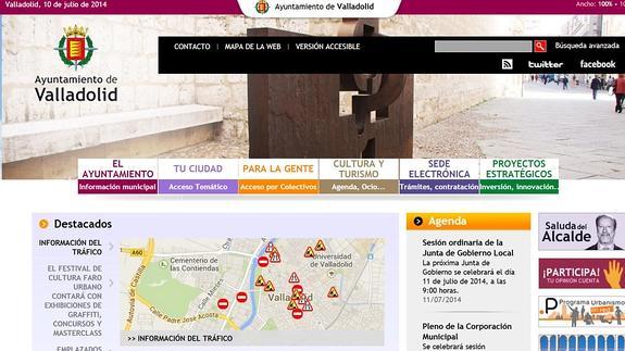 La nueva web de tráfico ofrece información en tiempo real sobre el estado viario de la ciudad