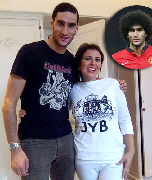 Fellaini tras el corte de pelo