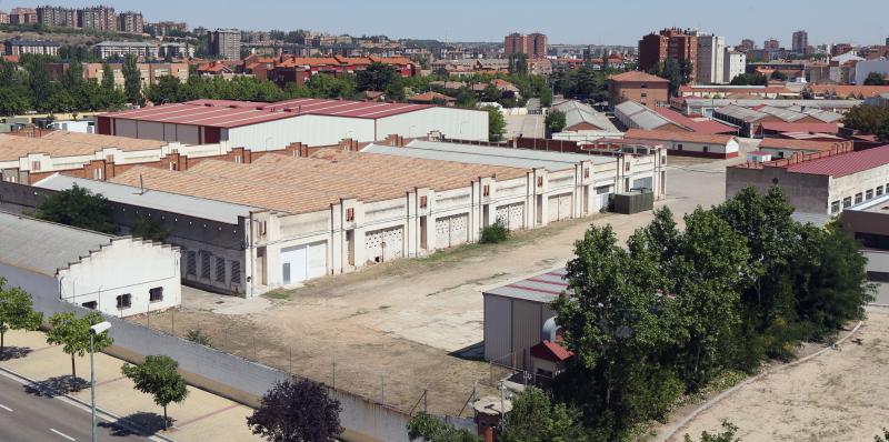 Vista del cuartel de la Rubia, donde estará la nueva residencia para la tropa. Aida