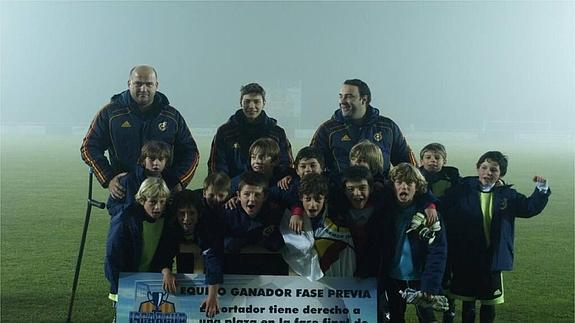 Equipo madrileño Ciudad del Futbol de Las Rozas ganador de la fase previa de la Íscar Cup 2014 