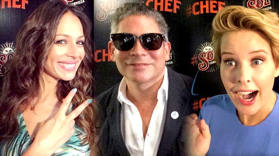 Varios celebrities se acercaron al cine para ver '#Chef