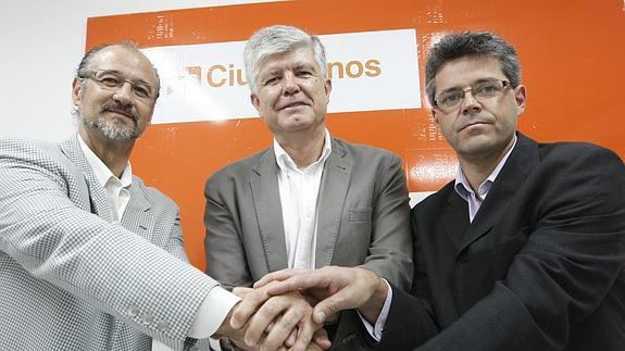 Luis Fuentes, Matías Alonso y Manuel Hernández.