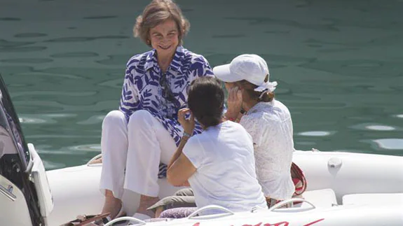La Reina disfruta de unos días tranquilos en Mallorca