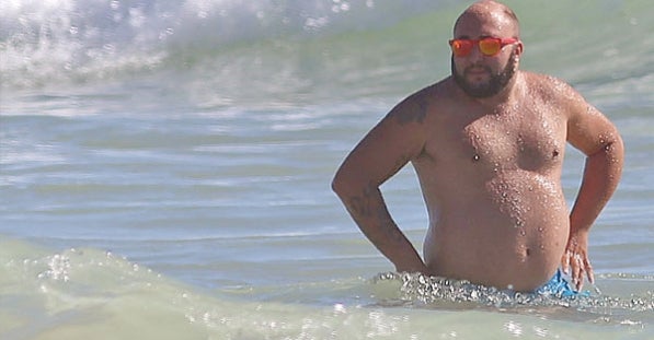 Kiko Rivera, en las playas de Cádiz. 