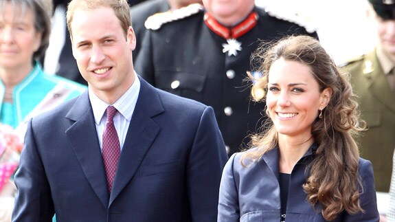 El príncipe Guillermo y Kate Middleton. 