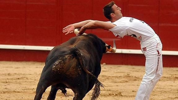 Miguel Ángel Maestre 'Pirri', durante un corte