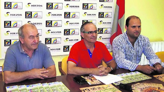 Olegario Vicente, José María Herrero y Esteban Pérez. 