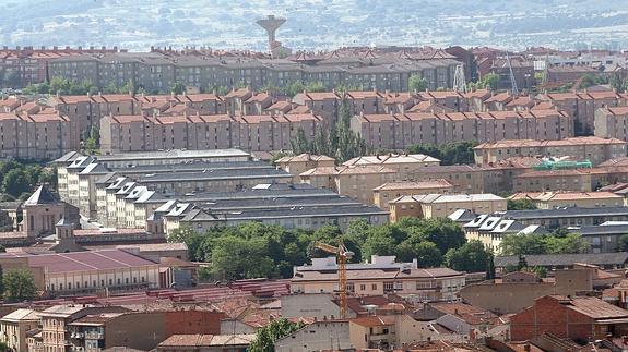 Vista panorámica de Segovia.