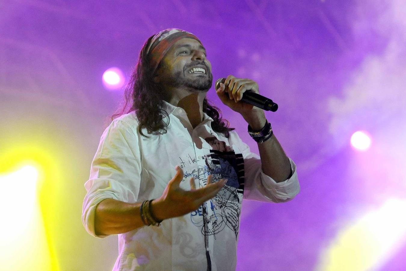 Javier Labandón, El Arrebato, entregándose en la Plaza Mayor.