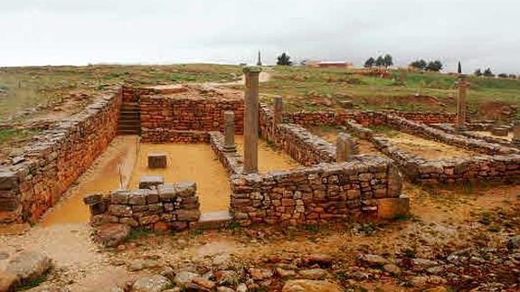 Yacimiento de la ciudad romana de Numancia, en Soria. 