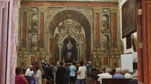 Retablo de  Felipe Gil de Mena en la iglesia de San Miguel y San Julián, en Valladolid. 