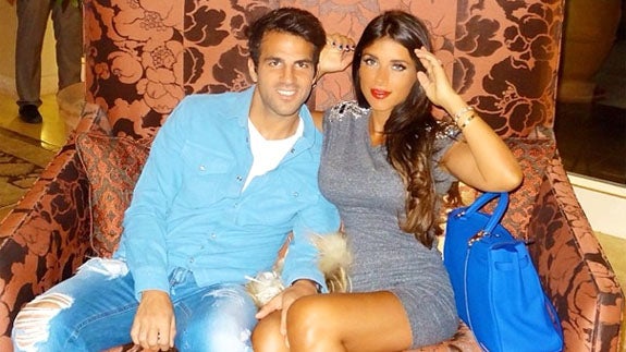 Cesc Fábregas y Daniella Semaan