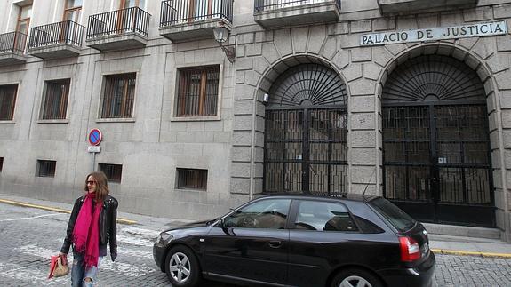 Fachada de la sede de la Audiencia Provincial de Segovia. 