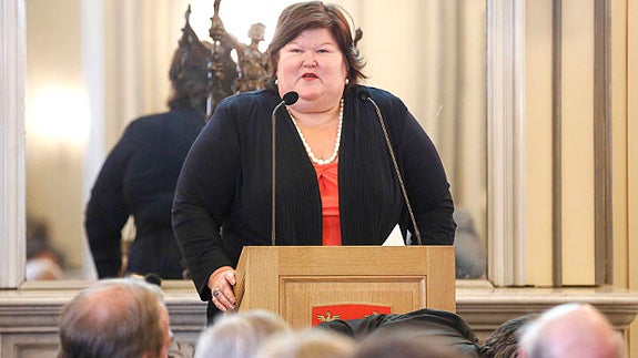 Maggie De Block, ministra de Sanidad belga