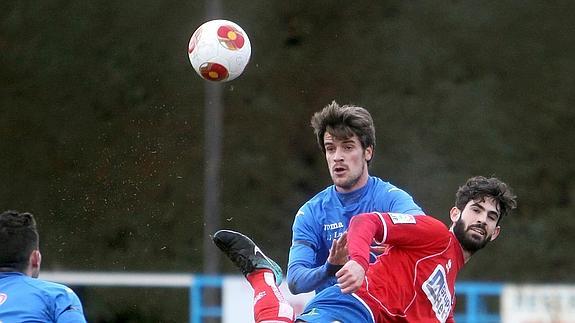 Guillermo, durante un partido con La Granja. 