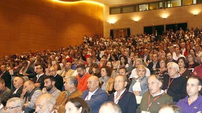 Asistentes al congreso estraodrinario del PSOE de Castilla y León celebrado el pasado 18 de octubre. 