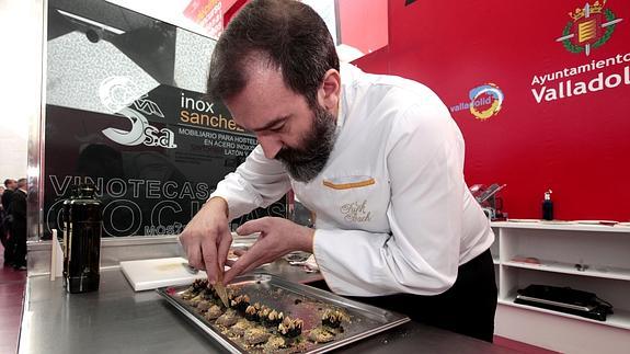 Iñaki Rodrigo, del Punk Bach de Madrid, gana el X Concurso Nacional de Pinchos y Tapas de Valladolid