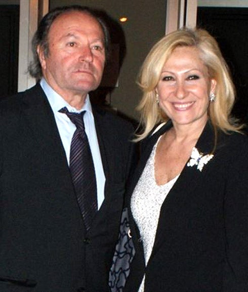 Amador Mohedano con Rosa Benito