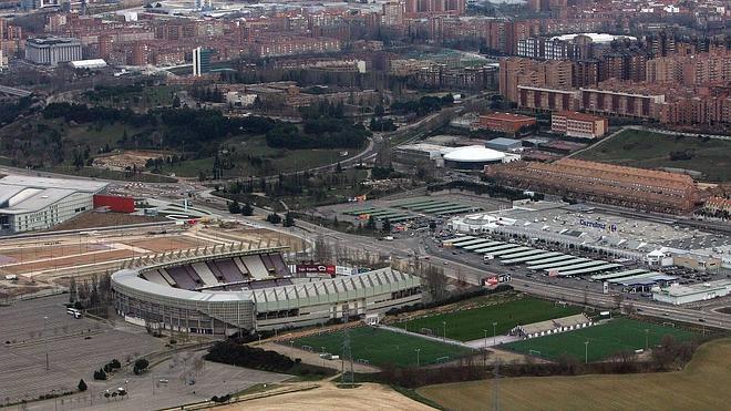 Vista general del estadio Zorrilla con los campos Anexos. 