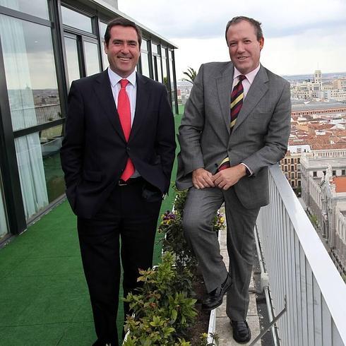 Antonio Garamendi con Jesús Terciado en 2010. Juan Lázaro-Ical