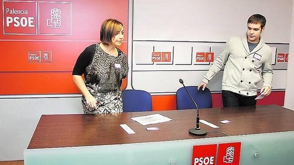Miriam Andrés y Fidel González, este viernes en la rueda de prensa. 