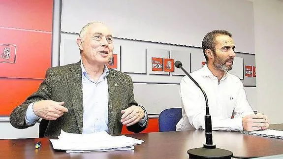 Heliodoro Gallego y Julio López.