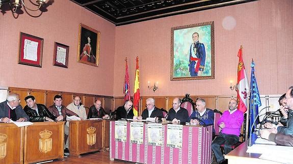 Lonja del ibérico celebrada en Ciudad Rodrigo en 2013 con motivo de la Feria de San Andrés. 