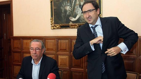 Isidoro Fernández Navas y Alfonso Polanco.