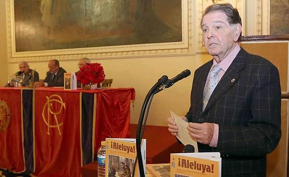 Ángel María de Pablos, durante su intervención.