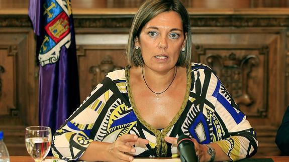 La consejera de Familia, Milagros Marcos.