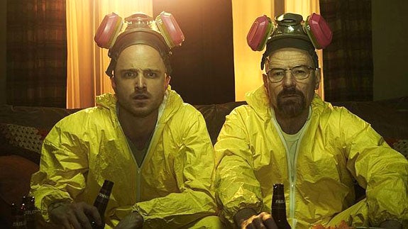 Aaron Paul, en la serie. 