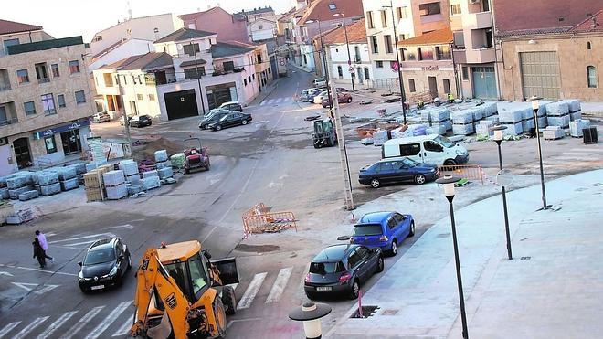 La urbanización del centro de Villares de la Reina mejorará la seguridad de la zona