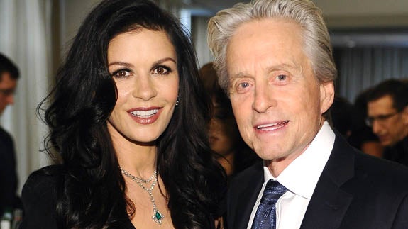 Catherine Zeta-Jones y Michael Douglas