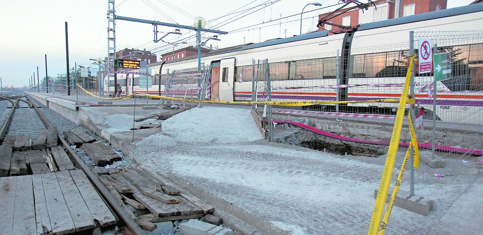 Adaptación de la estación de trenes. Obras de acondicionamiento para la llegada de la alta velocidad ferroviaria.