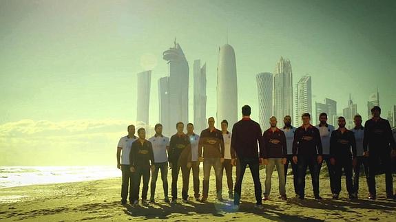 Los 'Hispanos' protagonizan un spot promocional del Campeonato del Mundo de Catar