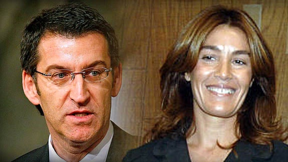 Núñez Feijóo y Eva María Cárdenas