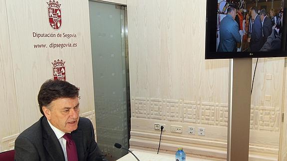 Francisco Vázquez durante el balance del área de Presidencia.
