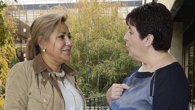 Rosa Valdeón, alcaldesa de Zamora, y Clara Luquero, de Segovia. 