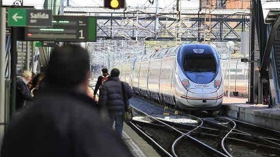 Estación de trenes de Valladolid.